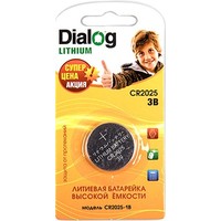 Батарейка Dialog CR2025 [CR2025-1B]