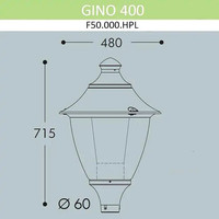 Садовый светильник Fumagalli Gino F50.000.000.LXH27