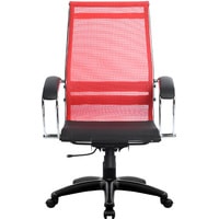 Кресло Metta SK-2-BK Комплект 9, Pl тр/сечен (пластиковые ролики, красный)