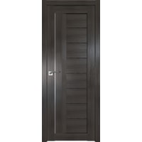Межкомнатная дверь ProfilDoors 17X 90x200 (грей мелинга/стекло дождь черный)