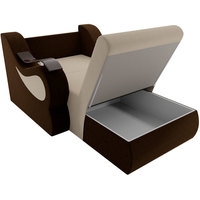 Кресло-кровать Лига диванов Меркурий 100673 60 см (бежевый/коричневый)