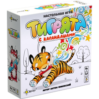 Детская настольная игра Эврикус Тигрята с карандашами BG-17043