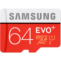 Карта памяти Samsung EVO+ microSDXC 64GB + адаптер (MB-MC64DA)