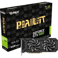 Видеокарта Palit GeForce GTX 1060 Dual 6GB GDDR5 [NE51060015J9-1060D]