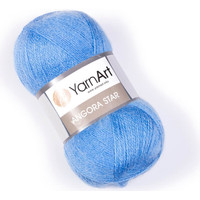 Набор пряжи для вязания Yarnart Angora Star 600 (500 м, темно-голубой, 5 мотков)