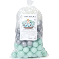 Шарики для сухого бассейна Happy Baby Burbulle 51006 (Silver/Olive/Pearl)