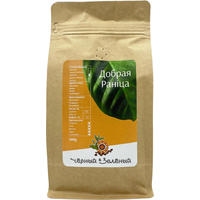 Кофе Чёрный & Зелёный Добрая Ранiца зерновой 500 г