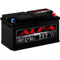 Автомобильный аккумулятор ALFA Hybrid 90 L (90 А·ч)