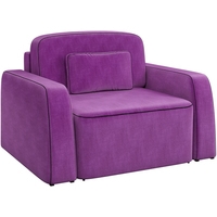 Кресло-кровать Mebelico Гермес 59350 (вельвет, фиолетовый)