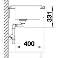 Кухонная мойка Blanco Pleon 6 Split 525955 (черный)