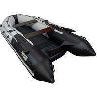 Моторно-гребная лодка Ривьера Гидролыжа R-3600 НДНД G lg/bl (светло-серый/черный)