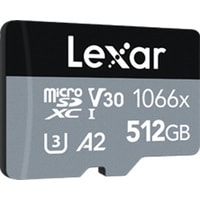 Карта памяти Lexar microSDXC LMS1066512G-BNANG 512GB (с адаптером)