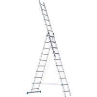 Лестница-стремянка Sarayli трехсекционная промышленная 3x10 (1310)