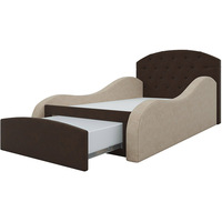 Кровать Mebelico Майя 140x70 (коричневый/бежевый)