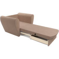 Кресло-кровать Мебель-АРС Квартет (велюр, бежевый Luna 061)