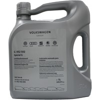 Моторное масло AUDI/Volkswagen Special G 5W-40 5л G052502M4