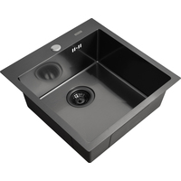 Кухонная мойка ARFEKA AF 550*505 Black PVD Nano