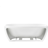 Ванна Wellsee Belle Spa 3.0 170x80 235901004 (пристенная ванна белый глянец, экран, ножки, сифон-автомат золото)