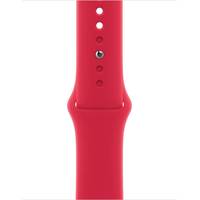 Умные часы Apple Watch Series 8 41 мм (алюминиевый корпус, красный/красный, спортивные силиконовые ремешки S/M + M/L)