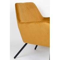 Интерьерное кресло Zuiver WL Bon Velvet (оранжевый/черный) в Бресте