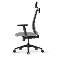 Офисный стул Bestuhl S30 (черная крестовина, серый)