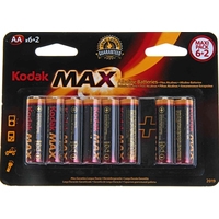 Батарейка Kodak MAX Alkaline AA 6+2 шт.
