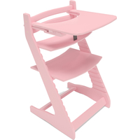 Растущий стул Millwood Вырастайка Eco Prime со столиком под ограничитель (фламинго)