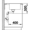 Кухонная мойка Blanco Zenar 45 S-F (антрацит, левая) [519190]