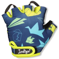 Перчатки Indigo Speed IN325 (2XS, синий/желтый)