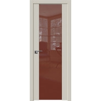 Межкомнатная дверь ProfilDoors 22U L 70x200 (магнолия сатинат/lacobel коричневый лак)