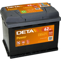 Автомобильный аккумулятор DETA Power DB621 (62 А·ч)