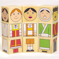 Кубики Краснокамская игрушка Кубики. Народы мира Куб-11