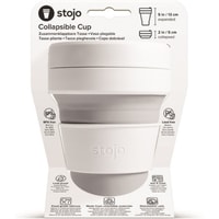Многоразовый стакан Stojo S1-DOV-C (серый/белый, 0.355 л)