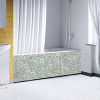 Фронтальный экран под ванну Comfort Alumin Узор белый 3D 1.5
