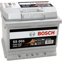 Автомобильный аккумулятор Bosch S5 001 (552401052) 52 А/ч