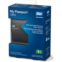 Внешний накопитель WD My Passport Ultra 1TB Titanium (WDBJNZ0010BTT)