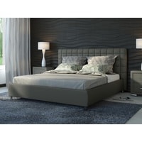 Кровать Ormatek Corso-3 160x190 (экокожа, темно-серый)