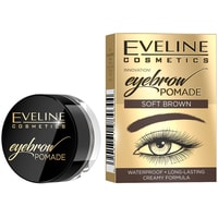 Помада для бровей Eveline Cosmetics Cosmetics Eyebrow Pomade Soft Brown