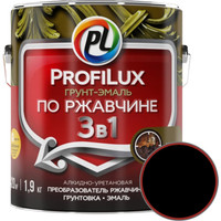 Грунт-эмаль Profilux По ржавчине 3в1 (1.9 кг, черный)