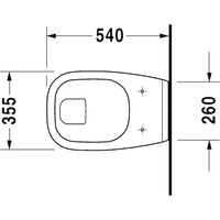 Унитаз подвесной Duravit D-Code (221009)