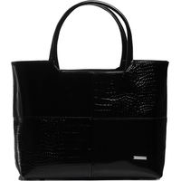 Женская сумка Souffle 148 1483601 (черный кайман шик-с/гладкий шик-с)