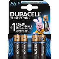 Батарейка DURACELL AA Turbomax 4 шт.