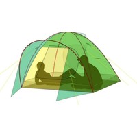 Треккинговая палатка Canadian Camper Karibu 4 (зеленый)
