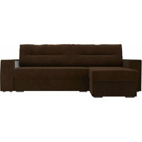 Угловой диван Лига диванов Эридан 102086 (коричневый)