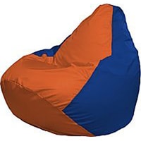 Кресло-мешок Flagman Груша Медиум Г1.1-213 (оранжевый/синий)