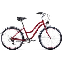 Велосипед Forward Evia Air 26 1.0 2021 (красный)
