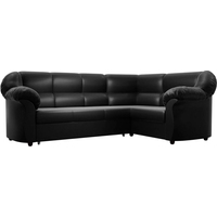 Угловой диван Mebelico Карнелла 60289 (черный)