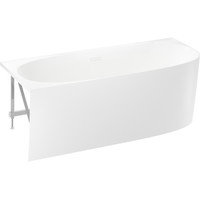 Ванна Wellsee Belle Spa 2.0 170x75 235805002 (пристенная ванна (левая) белый глянец, экран, каркас, сифон-автомат глянцевый белый)