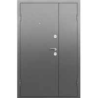 Металлическая дверь Промет Спец DL Полуторка 205x125 (антик серебро/капучино, левый)