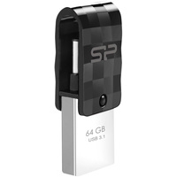 USB Flash Silicon-Power Mobile C31 64GB (черный)
